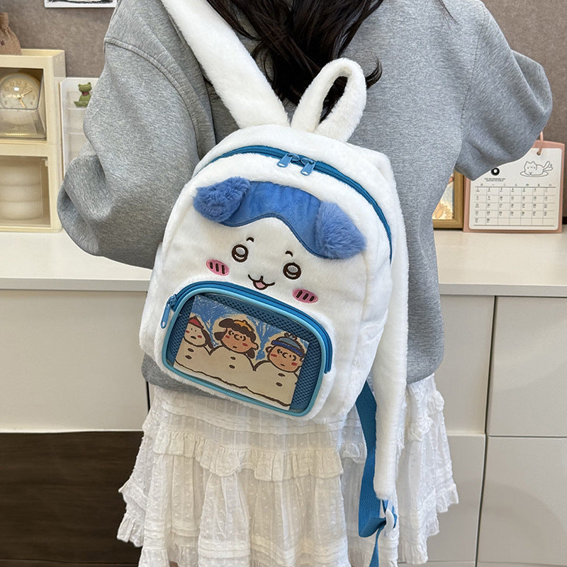 Plüsch Rucksack mit Hasendesign Brehn