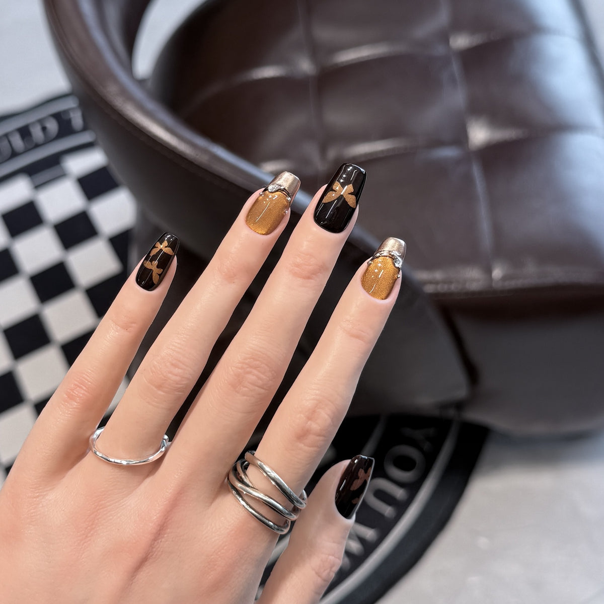 Dekoratives Schmetterling Nagelkunst Set Brehn