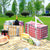 Stylische isolierte Picknick-Kühltasche