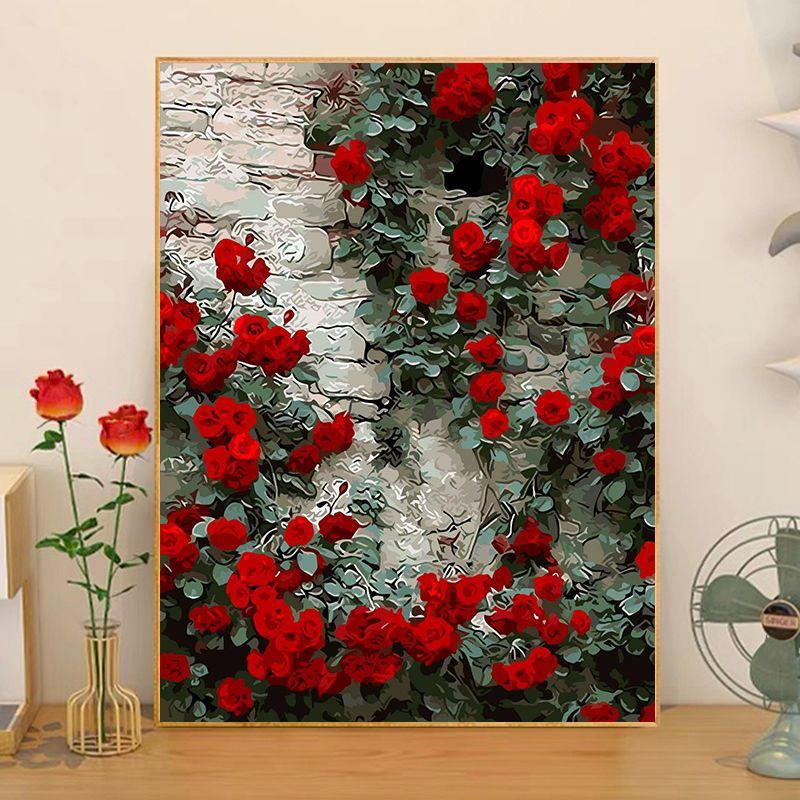 Florale Anordnung Leinwandkunst Brehn