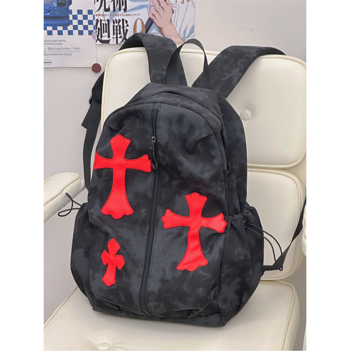 Stylischer Grafikdruck-Rucksack Brehn 1791204819