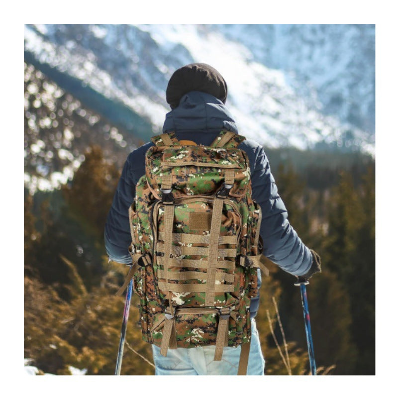 Taktischer Rucksack mit Modularen Fächern und Atmungsaktivem Rücken Brehn