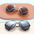 Damen modische geometrische Sonnenbrille Brehn