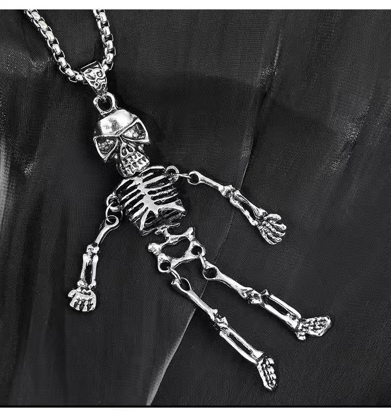 Skeleton Anhänger Halskette Brehn