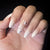 Floral Ombre Press-On Nagelkunst Brehn
