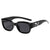 Damen Sonnenbrille im modischen Retro-Design mit stilvollen Akzenten Brehn