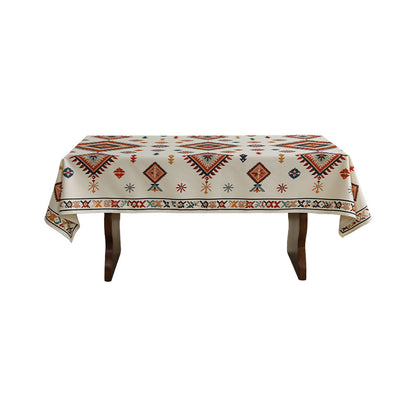 Bedruckte rechteckige Tischdecke aus Baumwollmischung mit Paisley‑Bordüre Brehn