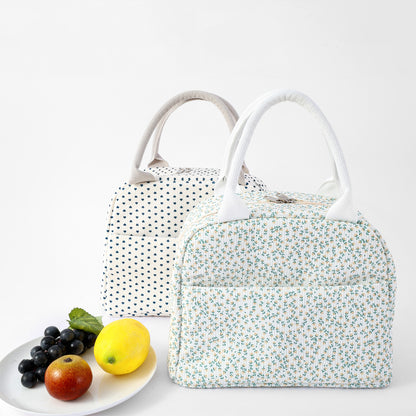 Isolierte Blumige Lunch Tasche