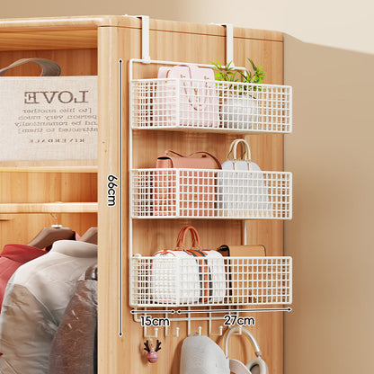 Über-Tür Multi-Ebenen Mesh Aufhängeregale Organizer Rack