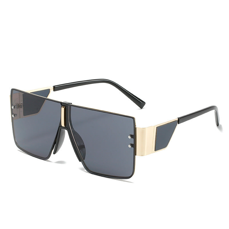 Damen trendige oversized Sonnenbrille mit futuristischem Design Brehn