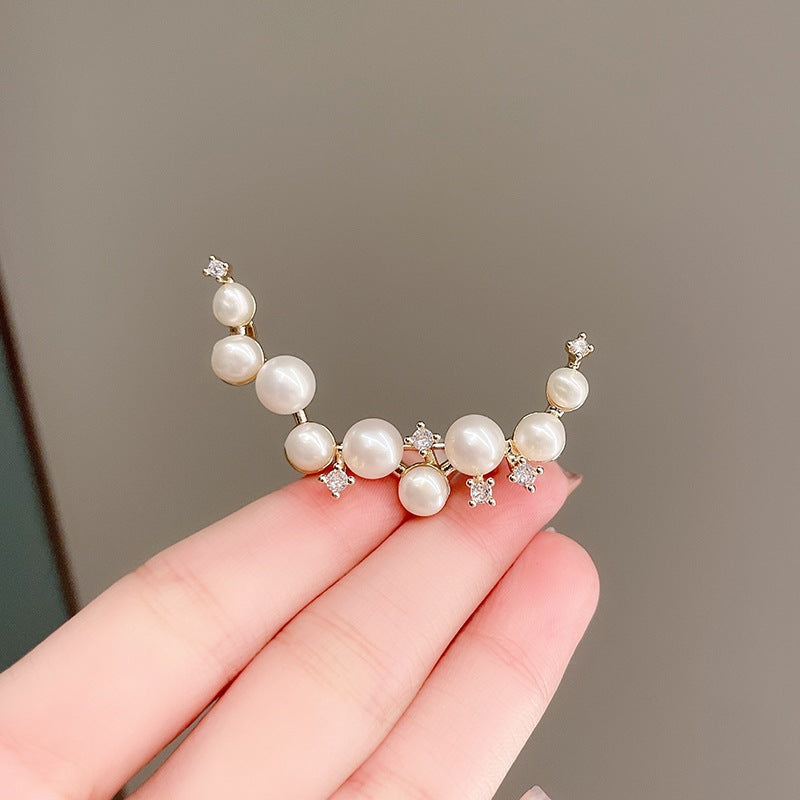 Elegante Perlenohrringe Brehn