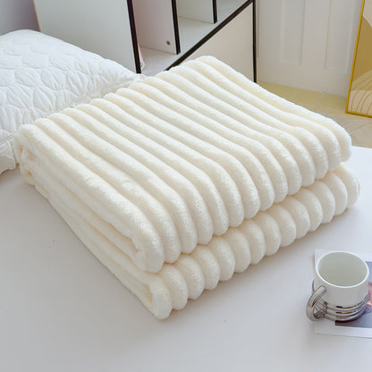 Damen Hochflor Kuscheldecke mit Wellenmuster Brehn