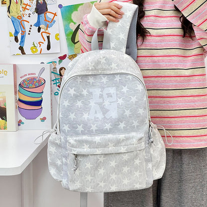 Stylische Sternen-Print Schulrucksack Brehn