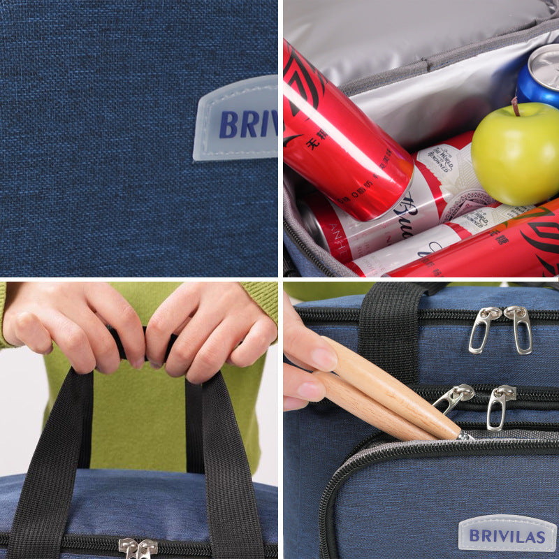 Isolierte Mehrschicht Lebensmittellager Kühltasche Brehn