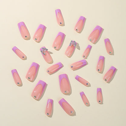 Elegante Schmetterlings-inspirierte Acryl-Nagelkunst-Erweiterungen Brehn
