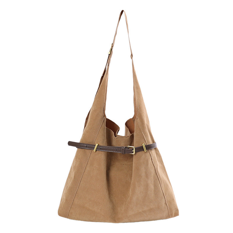 Stylische Wildleder Einkaufstasche