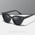 Damen Cat-Eye Sonnenbrille mit markantem Tierschrift-Muster Brehn