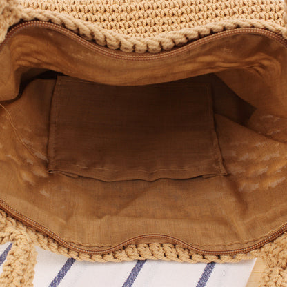 Makramee Strandtasche mit Innovativem Netzdesign Brehn