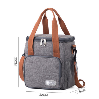 Damen Isolierte Kühltasche mit mehreren Fächern Brehn