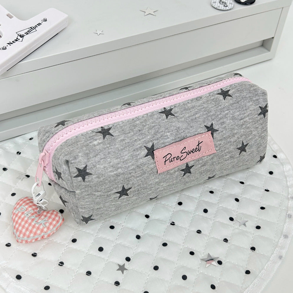 Stilvolle Sternenprint Bleistift Tasche
