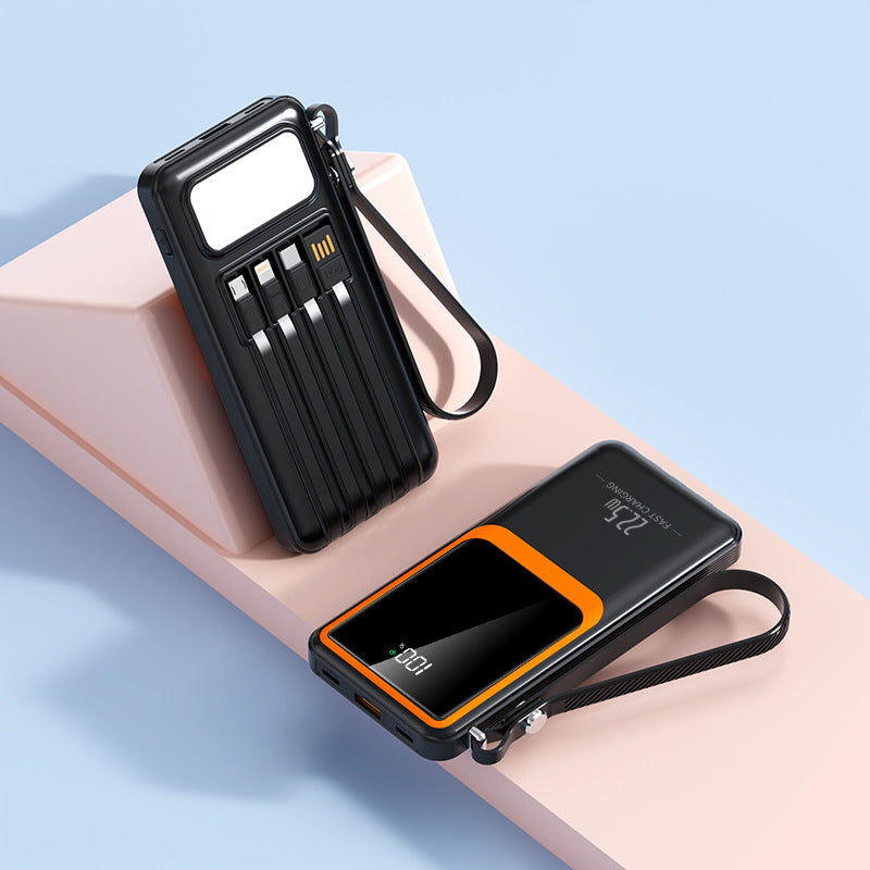 kompakte Powerbank mit digitalem Display Brehn