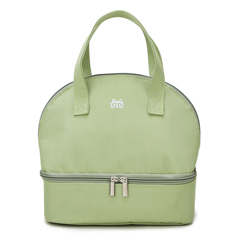 Damen isolierte Kühltasche mit praktischem doppelt zip-Design Brehn