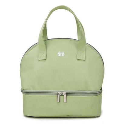 Damen isolierte Kühltasche mit praktischem doppelt zip-Design Brehn