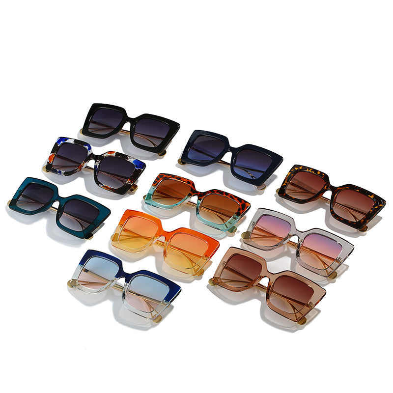 Oversized Geometrische Mode Sonnenbrille Brehn