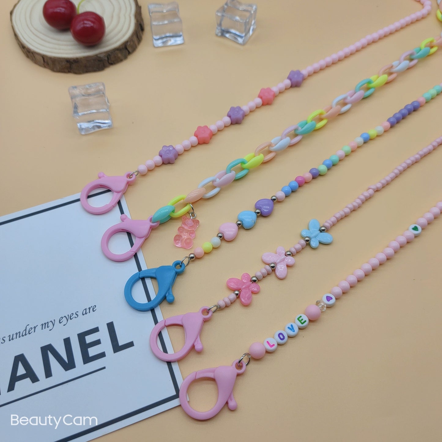 Bunte Brillenhalterkette Brehn