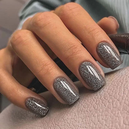 Glitzernde Press-On Nagelverlängerungen Brehn