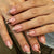 Dekoratives Nagelkunstdesign Brehn
