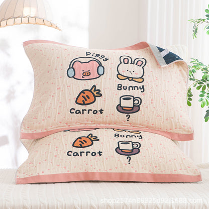 Damen Kissenbezüge mit fröhlichem Patchwork-Motiv Brehn