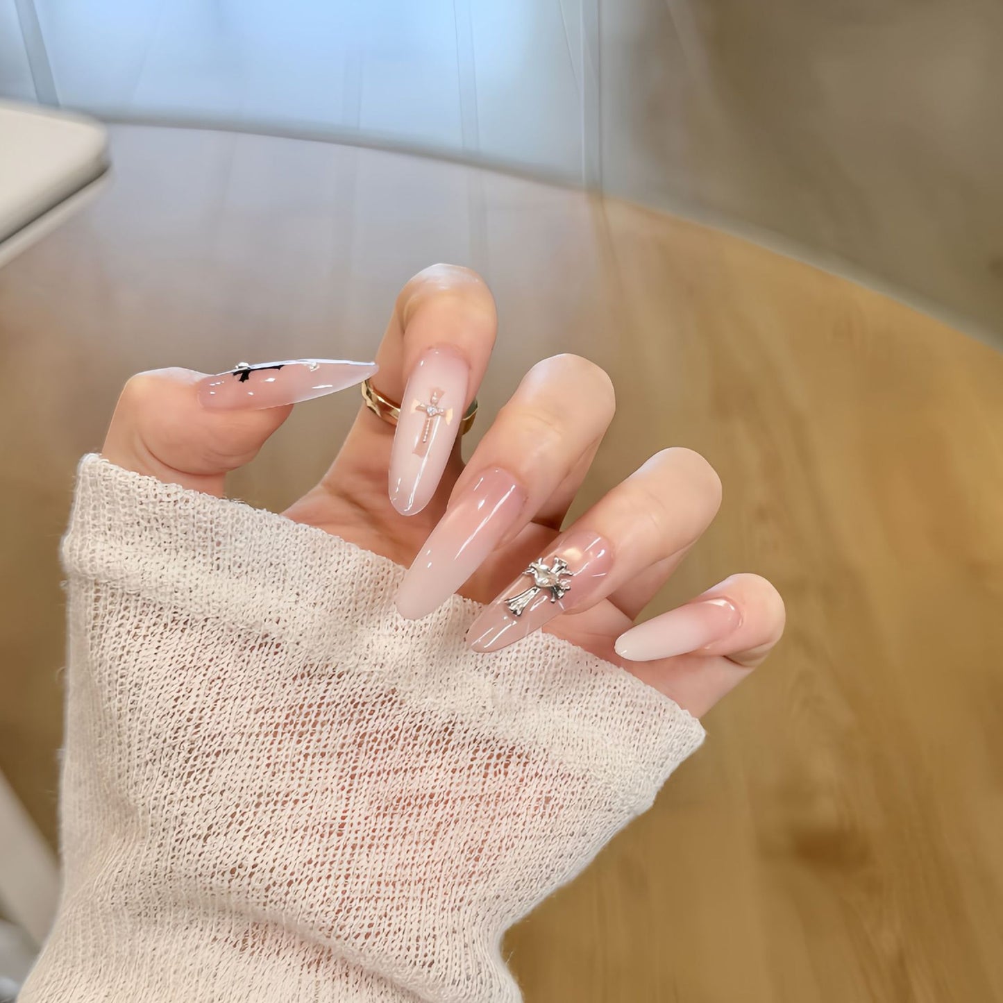Elegante Kunstnägel mit Kreativen Designs Brehn