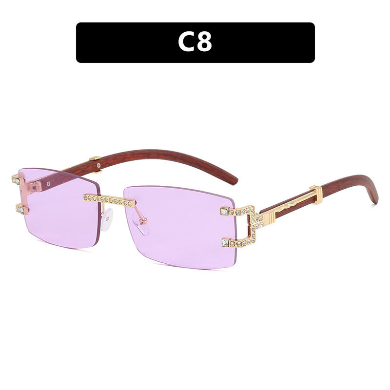 Damen exklusive Sonnenbrille im eleganten Design mit Strass-Akzenten Brehn