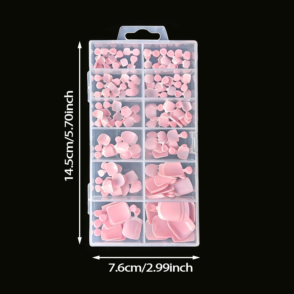 Premium Französischer Spitzen-Fußnagel-Kunst-Kit Brehn