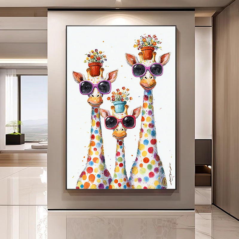 Giraffe Themen Leinwand Kunst