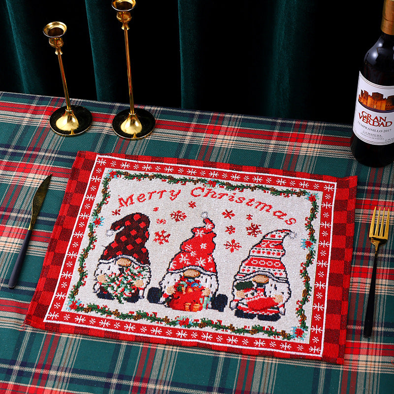 Festliche Tischdecke mit Weihnachtsmuster Brehn