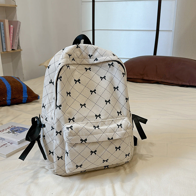 Gestepptes Rucksack mit Schleifendetail