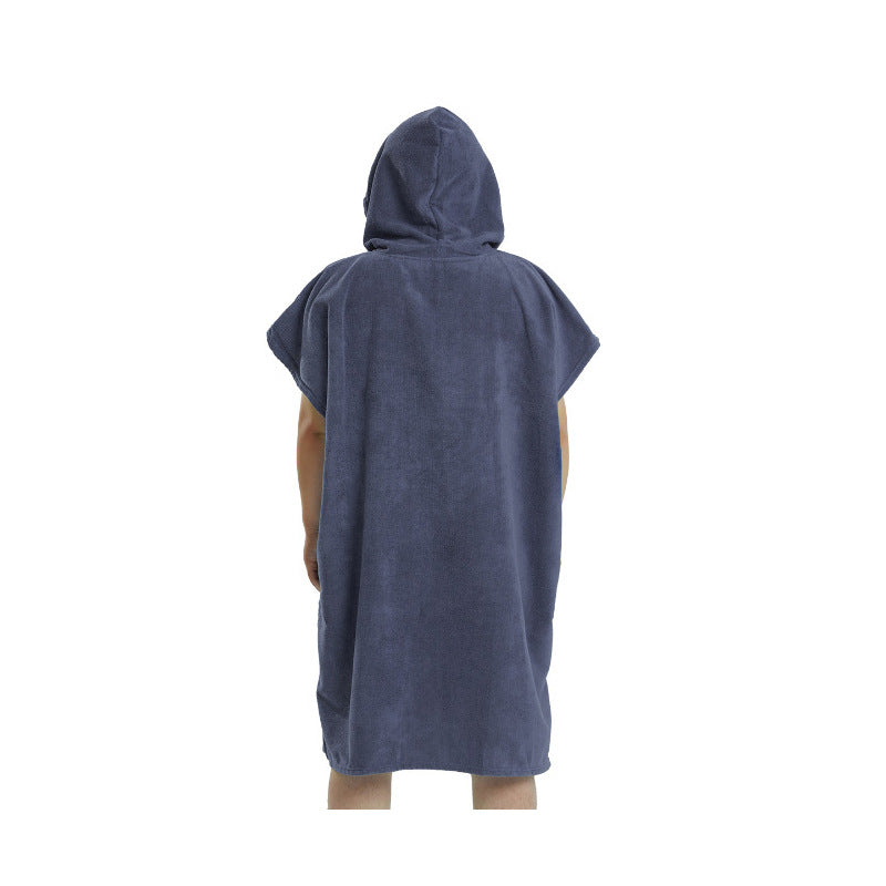Damen Kapuzen-Poncho aus weichem Mikrofaserstoff Brehn