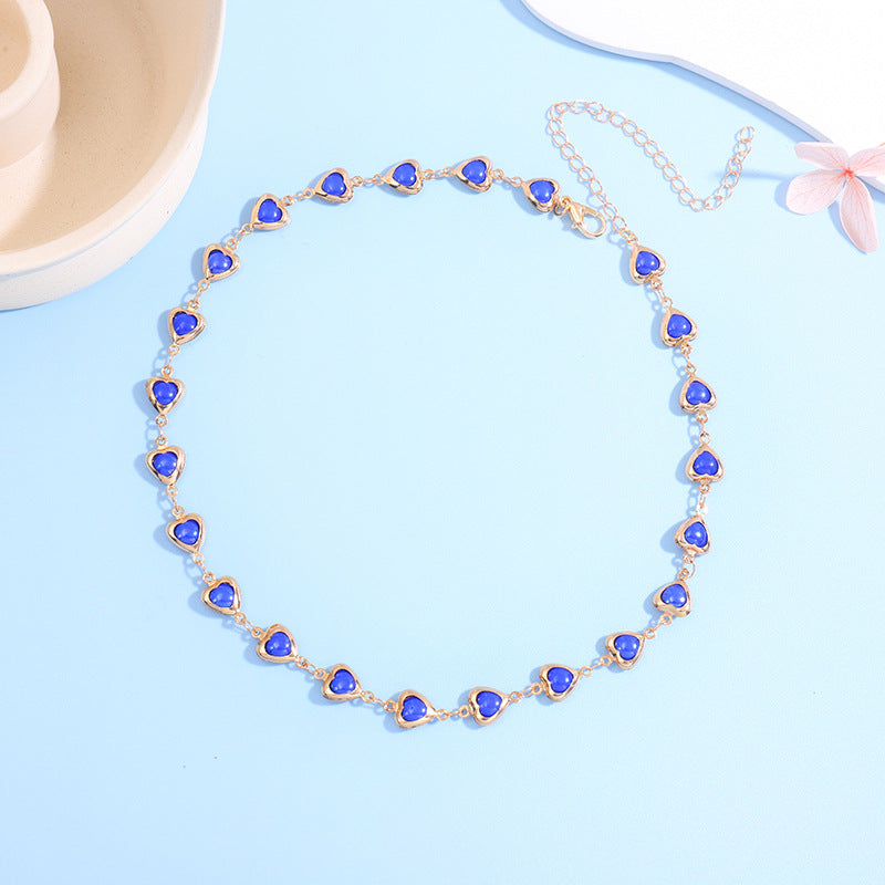 Funkelnde Kristall Choker Halskette Brehn