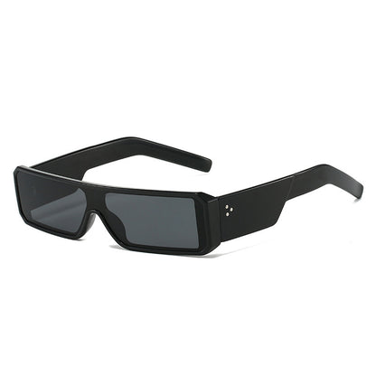 Herren Bold Geometric Shield Sonnenbrille Brehn
