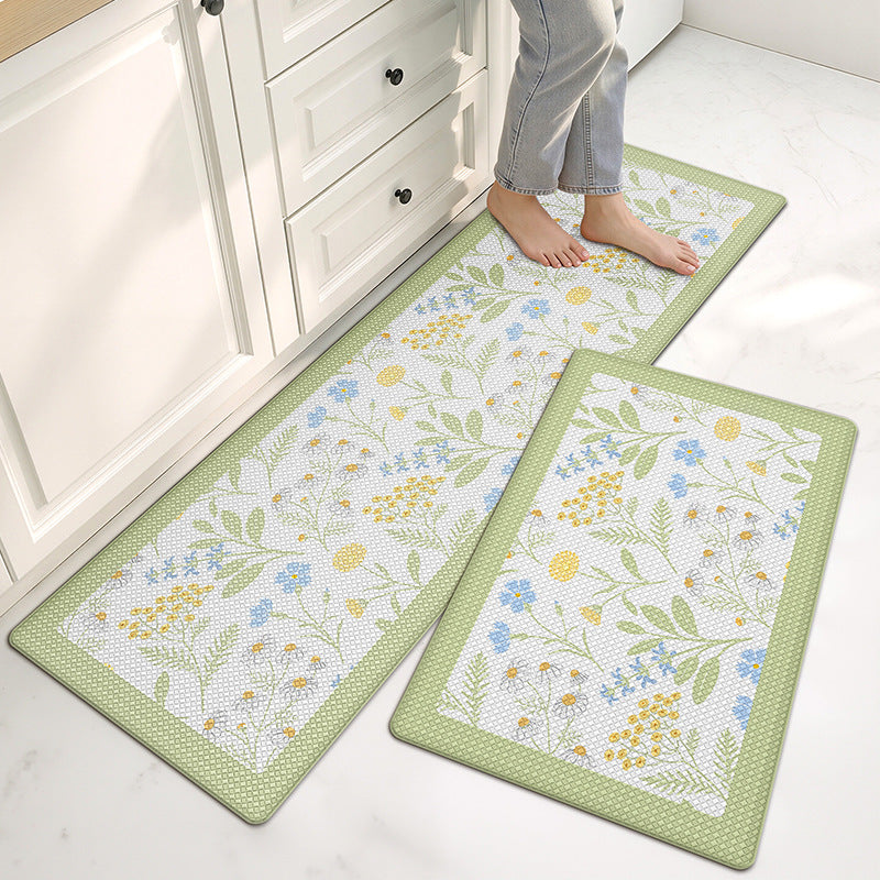 Floral Pattern Küchen Komfortmatten Set Brehn