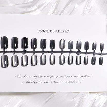 Einzigartiges Press-On Nageldesign Set Brehn