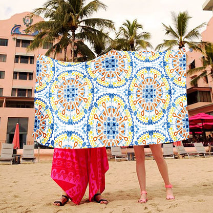 Stranddecke mit kreativem Kunstdesign Brehn