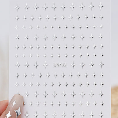 Dekorative Alphabet Nagelkunst Charms