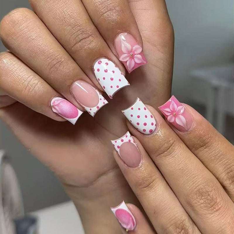 Kreative Blumennagelkunstverlängerungen Brehn