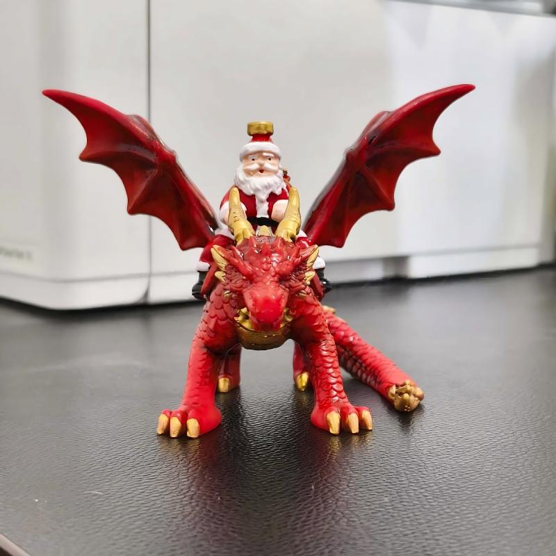 Fantastische Weihnachtsfigur im Drachen-Design Brehn