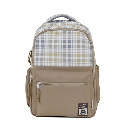 Stylischer Karo-Design-Rucksack Brehn