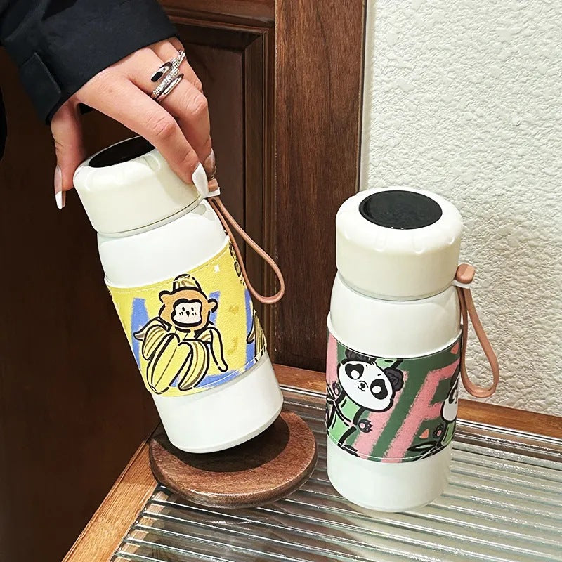 Damen Isolierflasche mit verspieltem Panda-Design Brehn