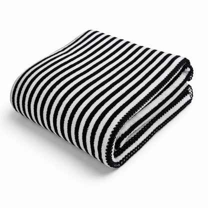 Damen Gemütliche Kuscheldecke mit Streifenmuster Brehn